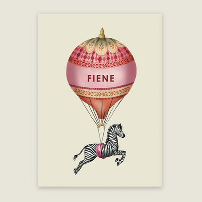 Sample Zebra Balloon Orange - Story of July