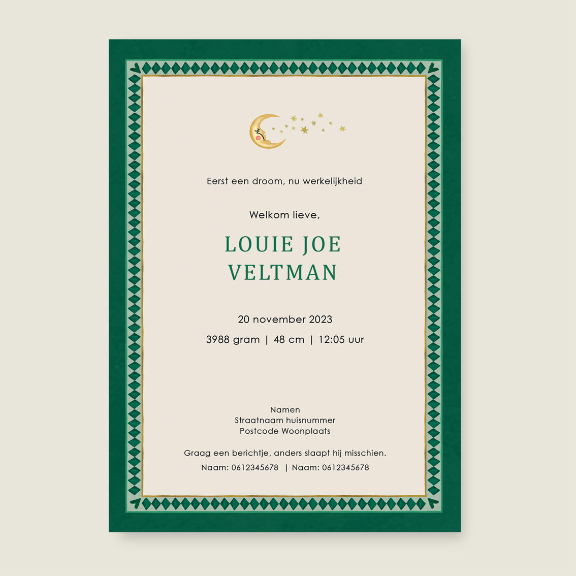 Lion And The Giraffe Green - Story of July