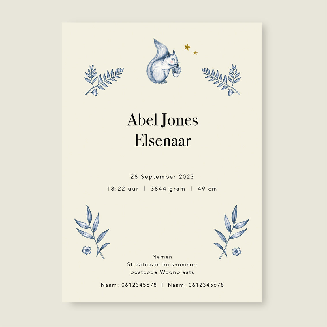 Sample Oh Deer Blue - Story of July