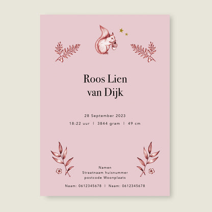 Sample Oh Deer Pink - Story of July