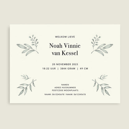 Sample Panter Leaves - Story of July