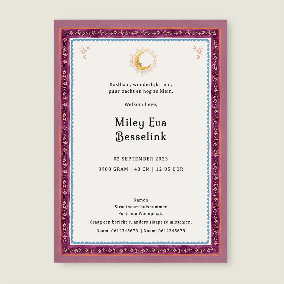 Sample Swan Pearl Pink - Story of July