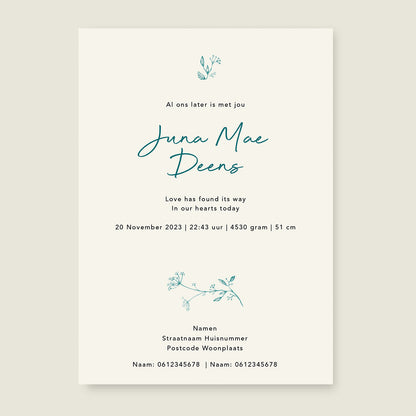 Sample Swan Family Offwhite - Story of July