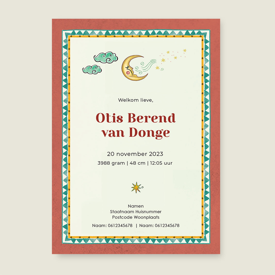 Sample Two Pretty Tigers Roest - Story of July