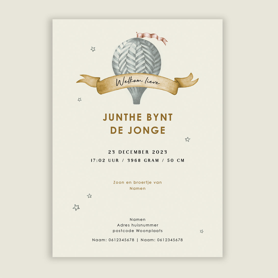 Bear Balloon Grey - Story of July