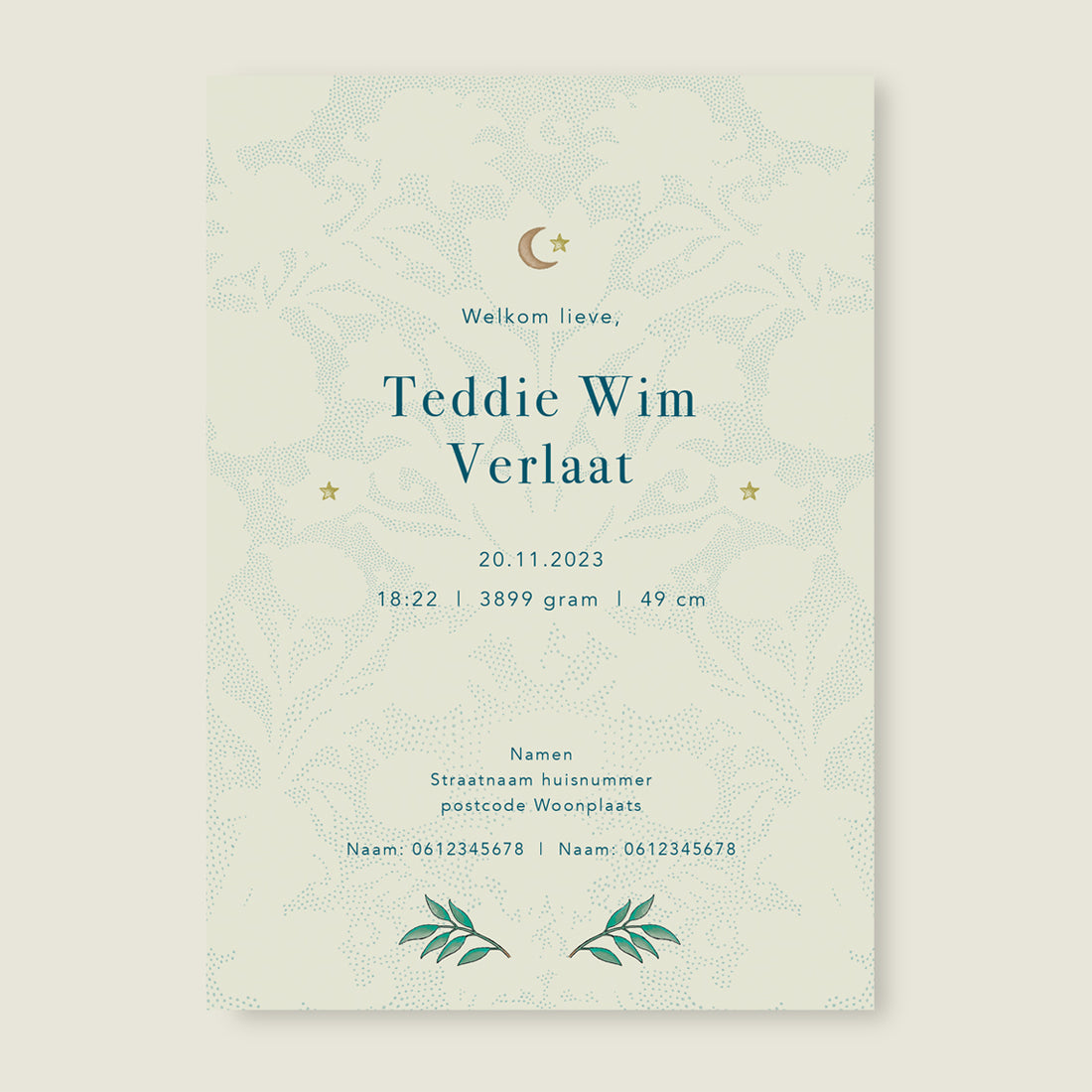 Blooming Flowers Blue - Story of July