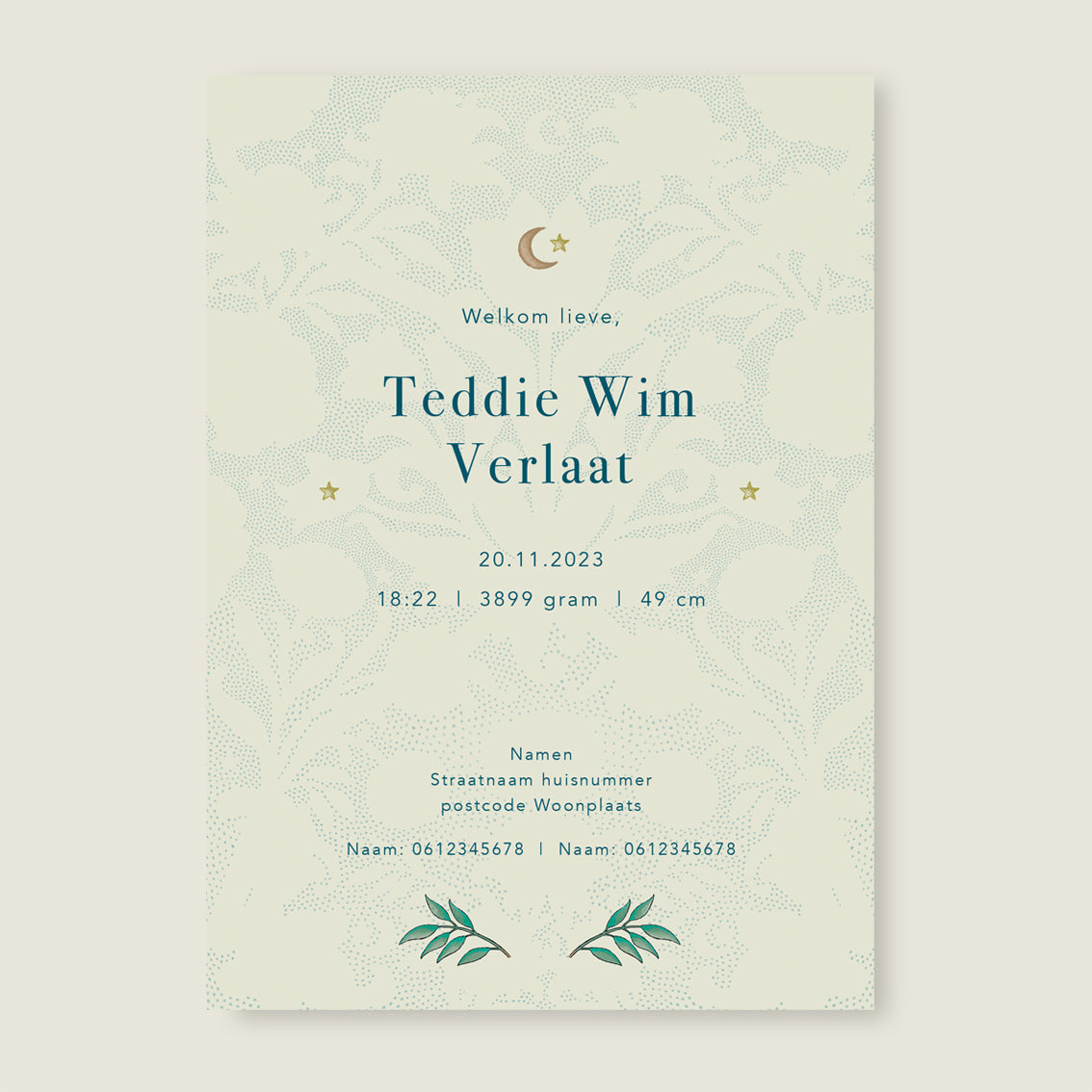 Blooming Flowers Blue - Story of July