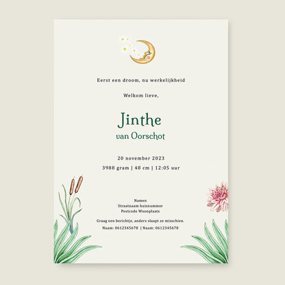 Sample Deer Family Green - Story of July