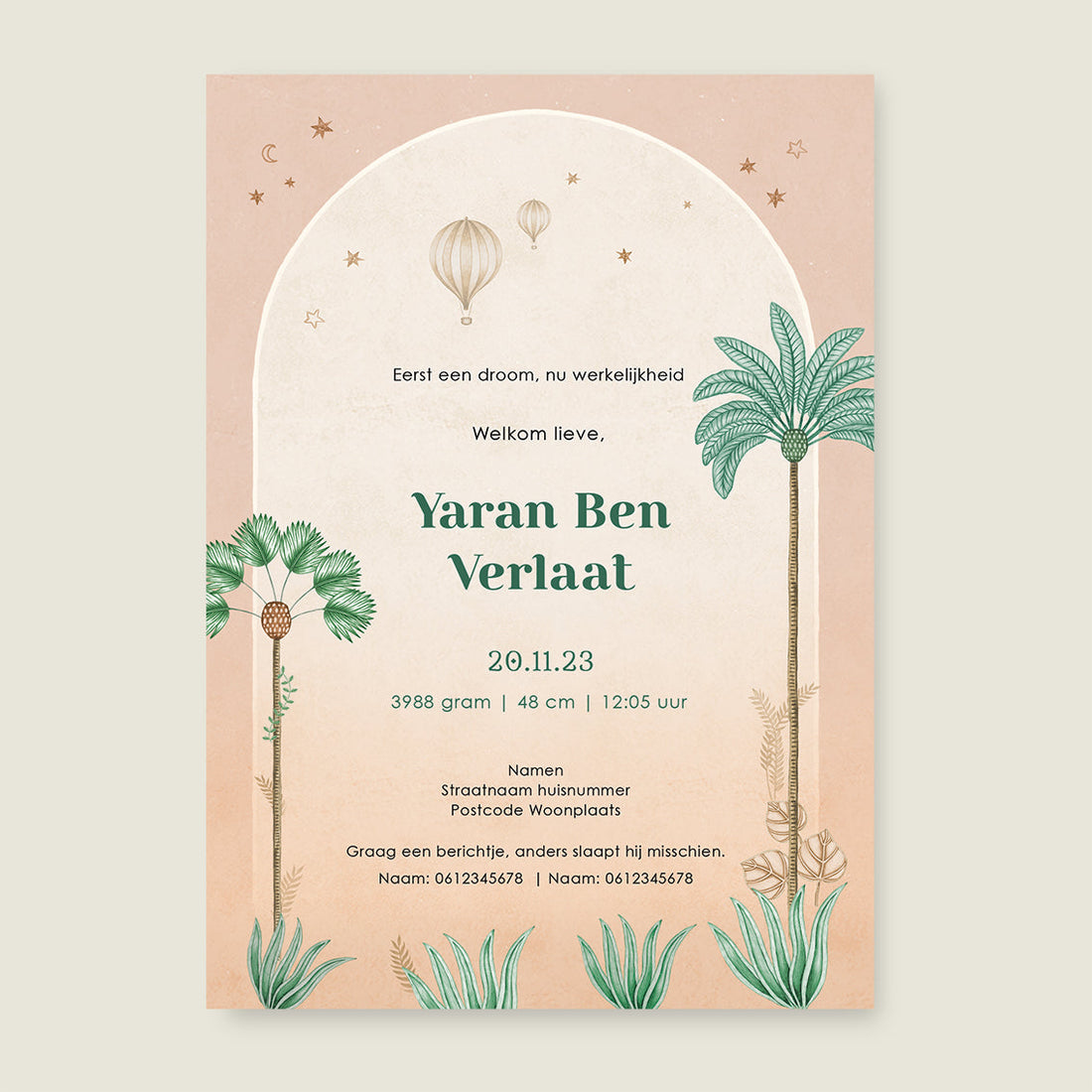 Sample Lion Palms Terra - Story of July