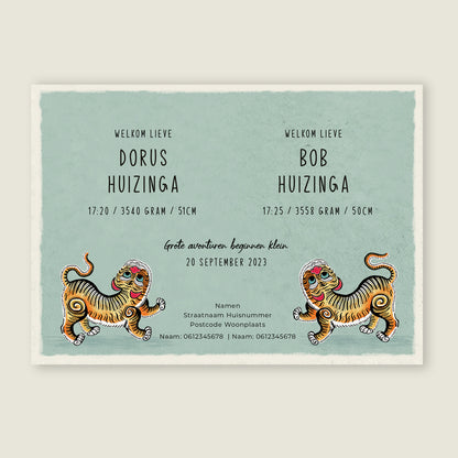 Sample Tiger Twins - Story of July