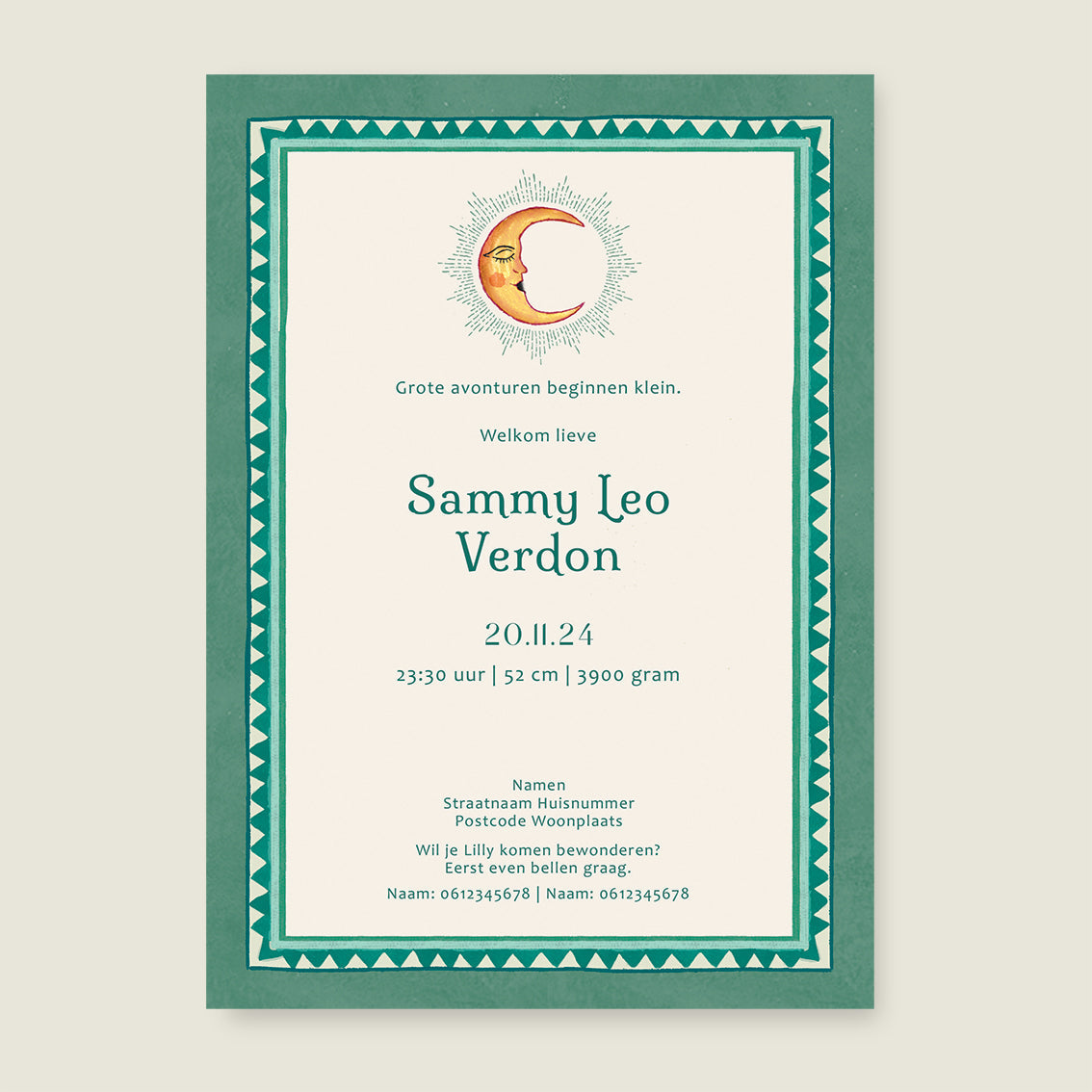 Sample To The Moon Light Green - Story of July