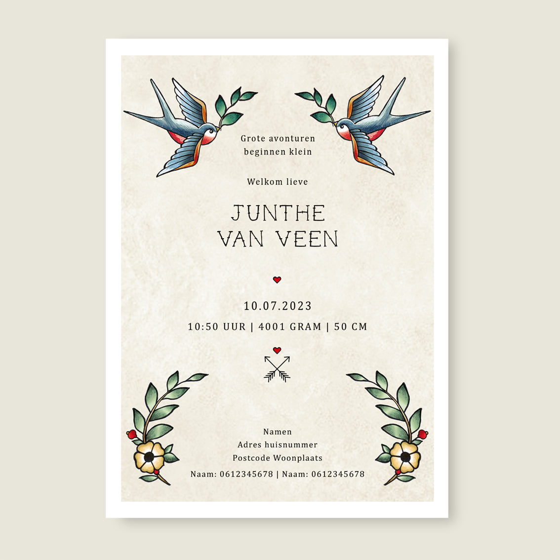 Sample Wild Rose - Story of July