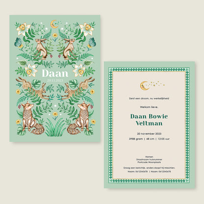 Sample Bos Dieren Light Green - Story of July