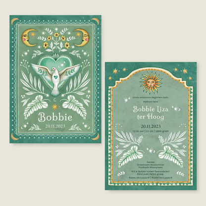 Sample Love Dove Green - Story of July