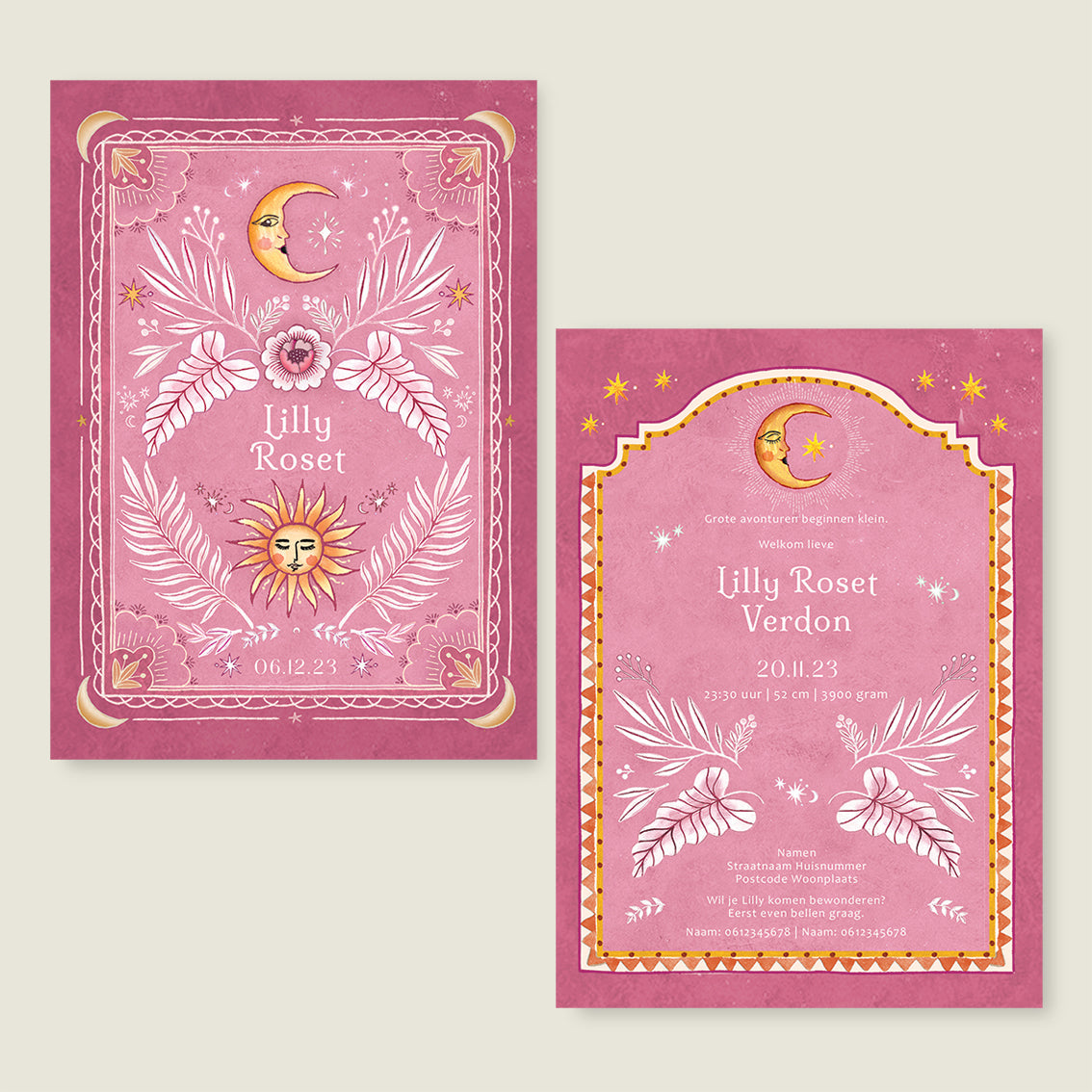 Sample Moonchild Pink - Story of July