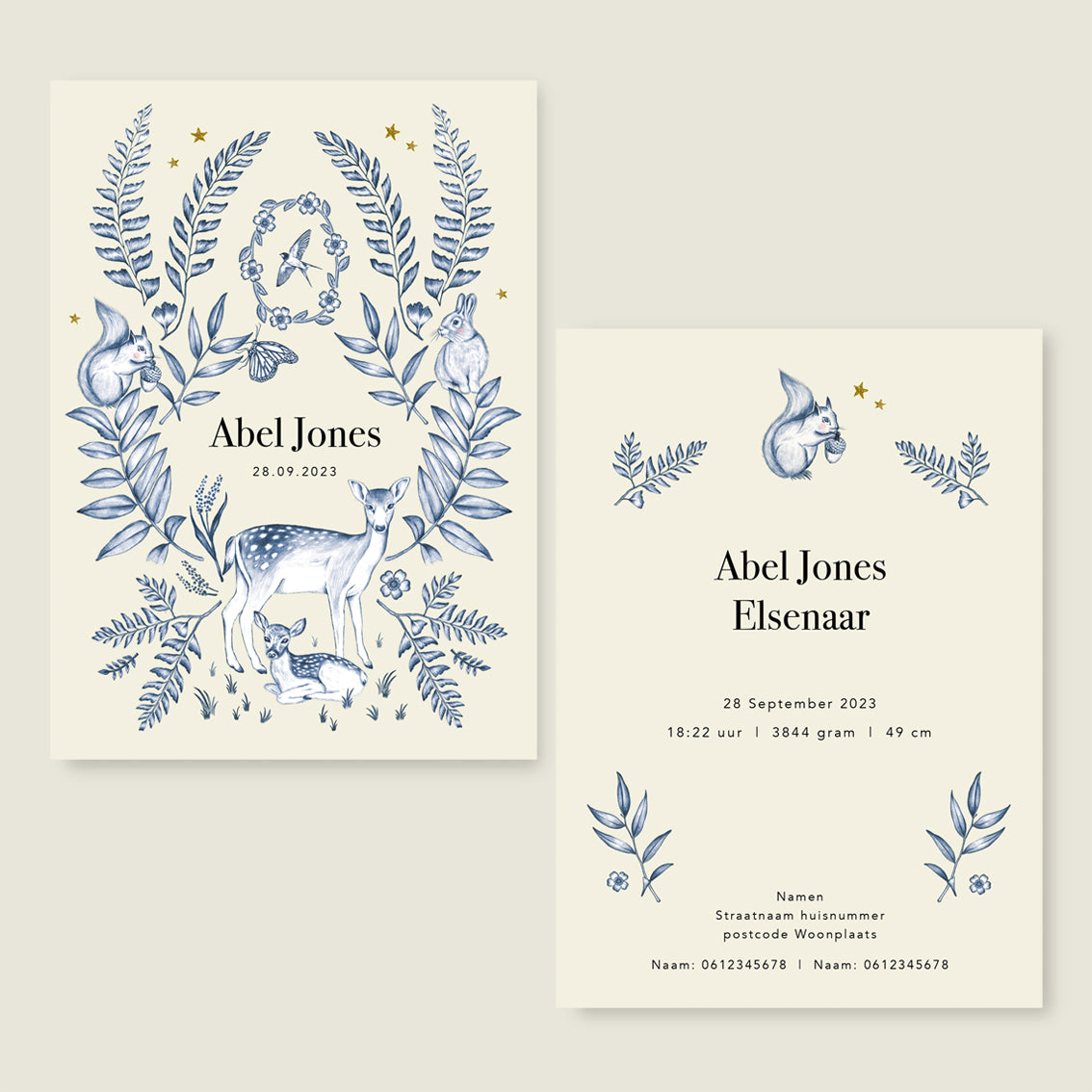 Sample Oh Deer Blue - Story of July