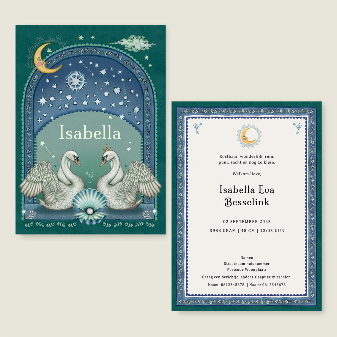 Swan Pearl Green - Story of July