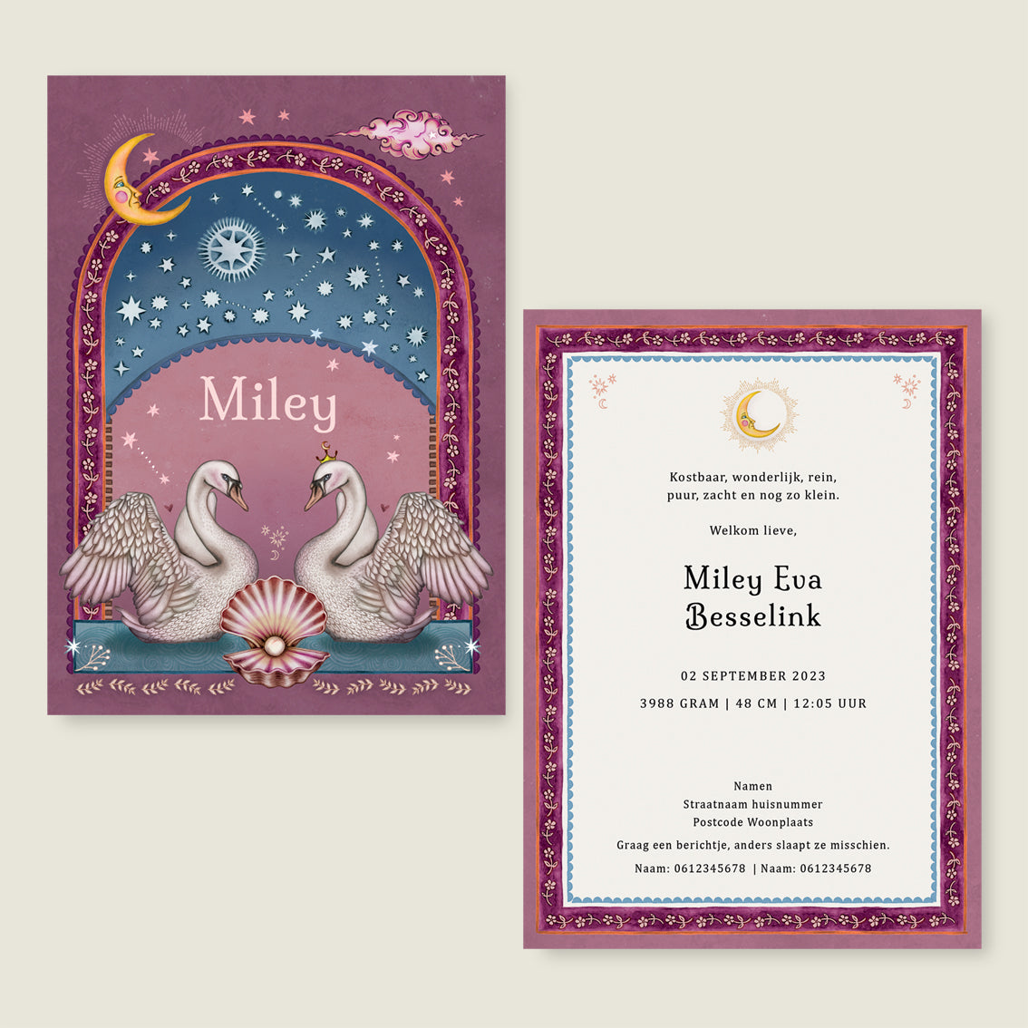 Uni Palms Pink - Story of July