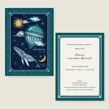 Whale Balloon Blue - Story of July