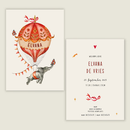 Elephant Balloon Orange - Story of July