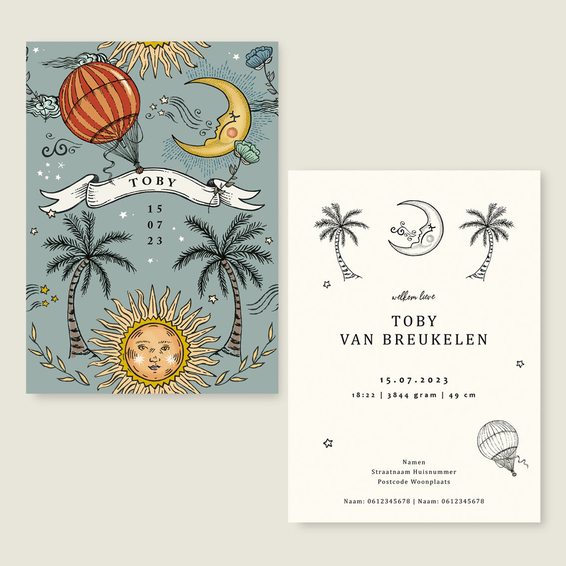 Sun And Moon Blue - Story of July