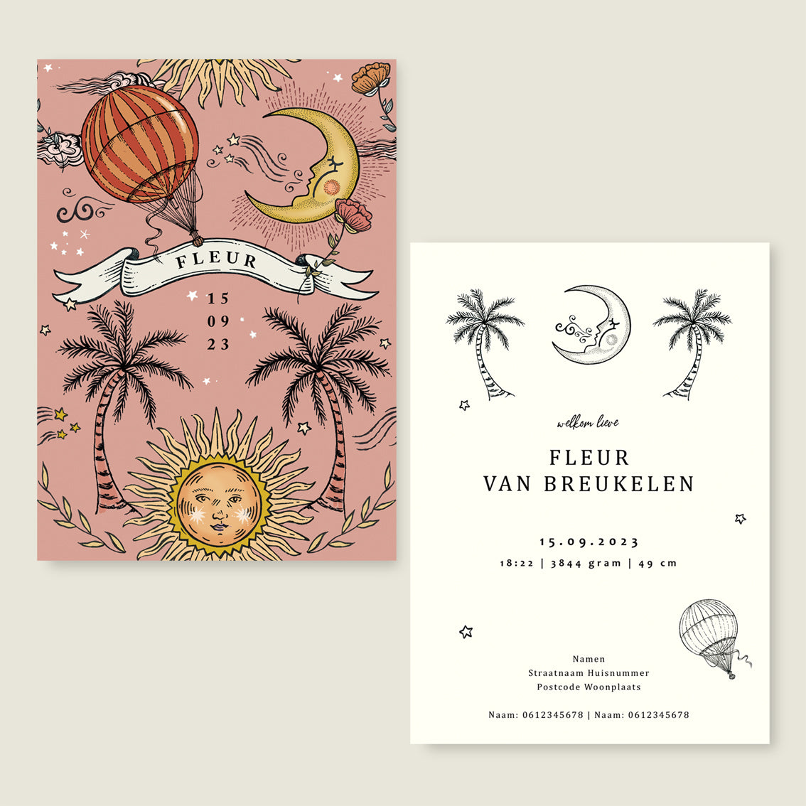 Sun And Moon Pink - Story of July