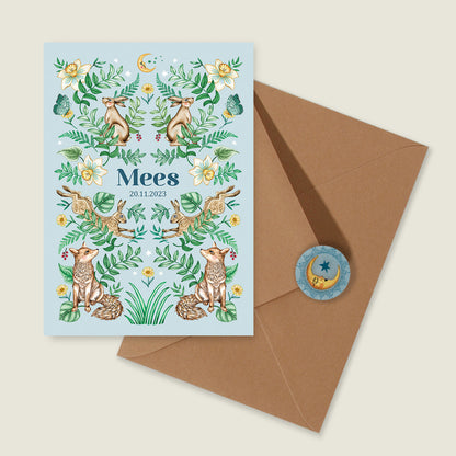 Sample Bos Dieren Light Blue - Story of July