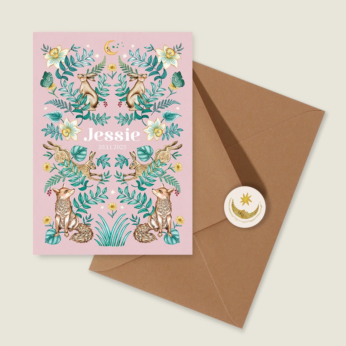 Sample Bos Dieren Pink - Story of July