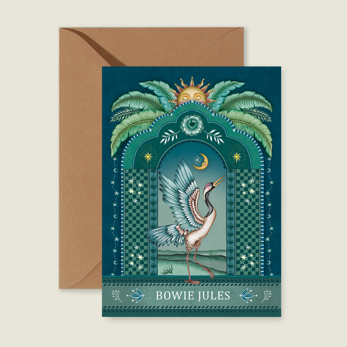 Crane Bird Blue - Story of July