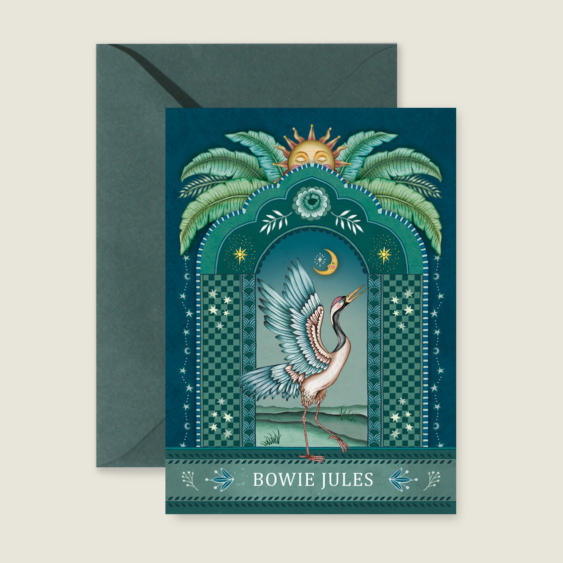 Crane Bird Blue - Story of July