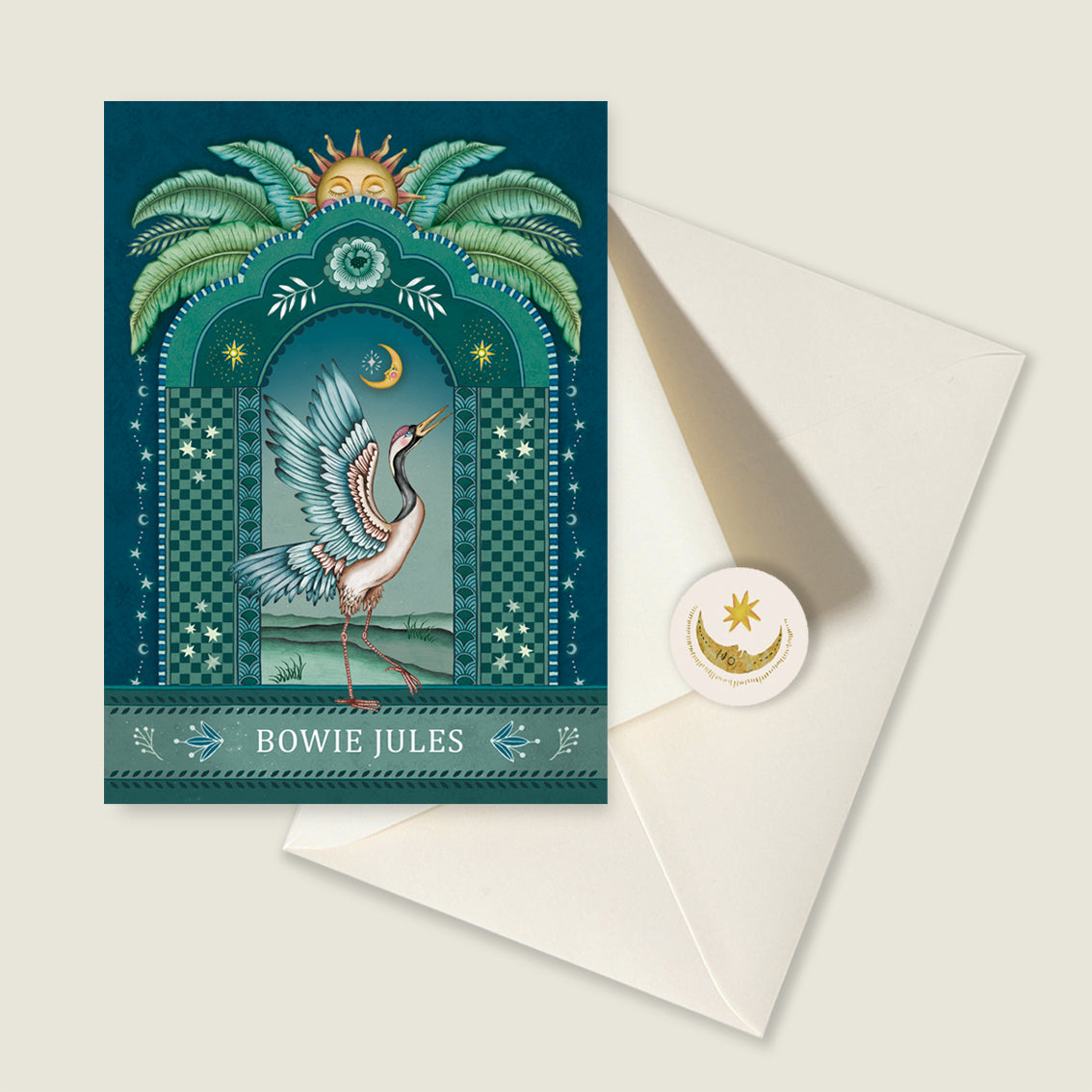 Crane Bird Blue - Story of July