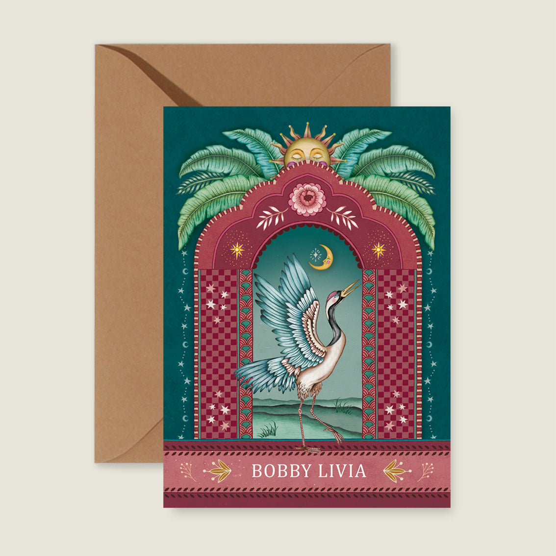 Crane Bird Red - Story of July