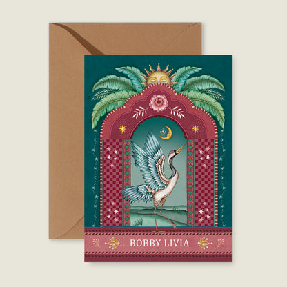 Crane Bird Red - Story of July