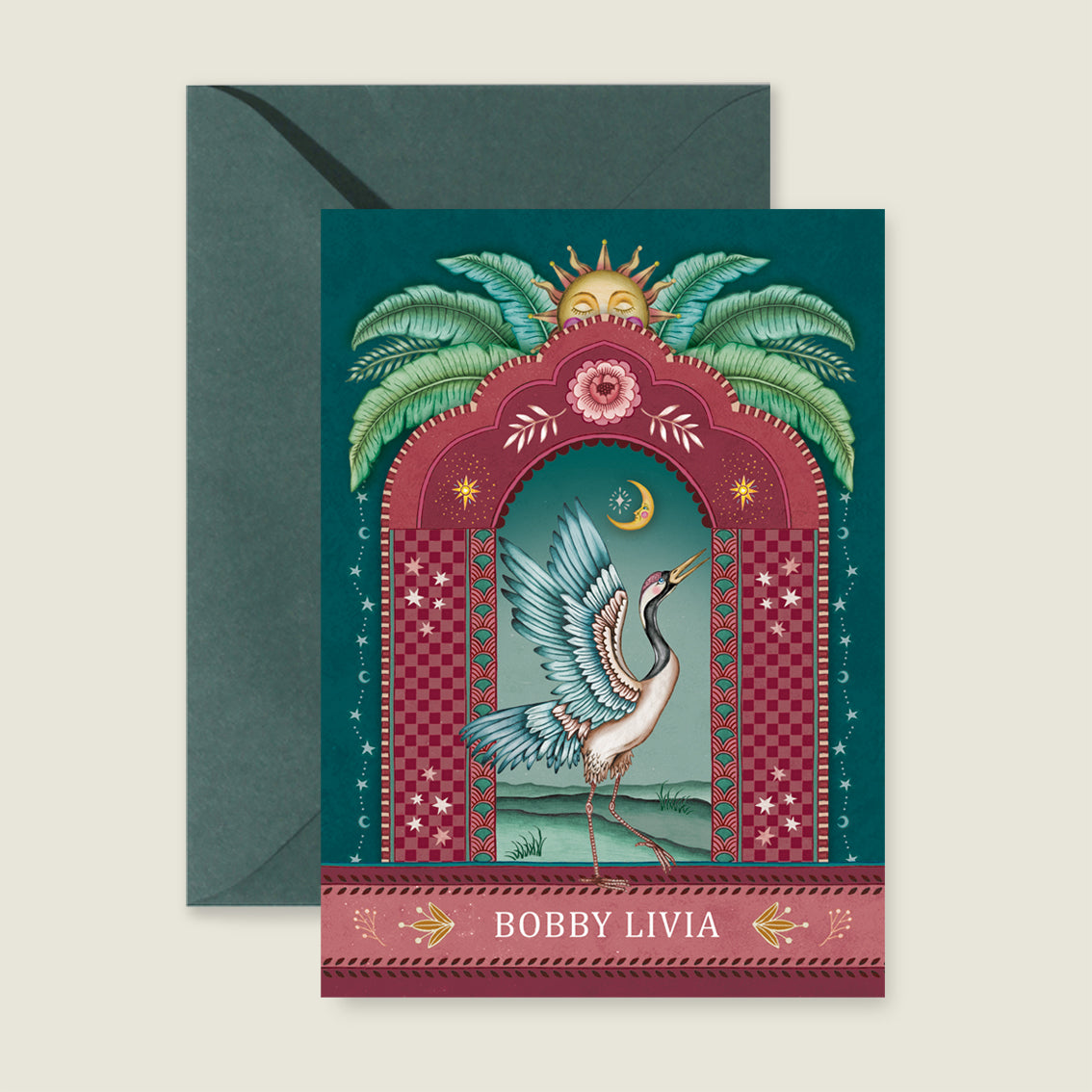 Crane Bird Red - Story of July