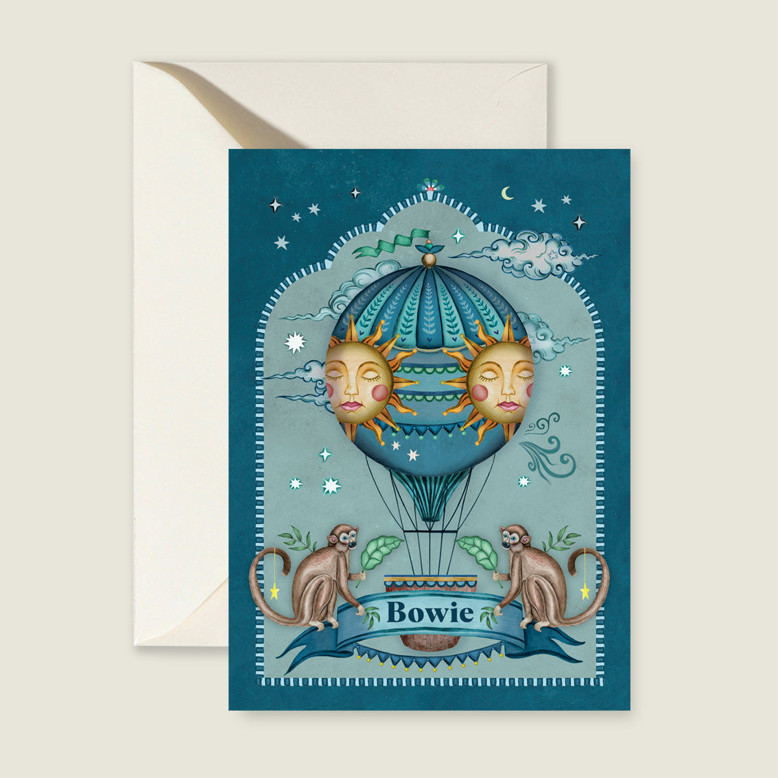 Sample Monkey Balloon Blue - Story of July