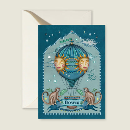 Sample Monkey Balloon Blue - Story of July