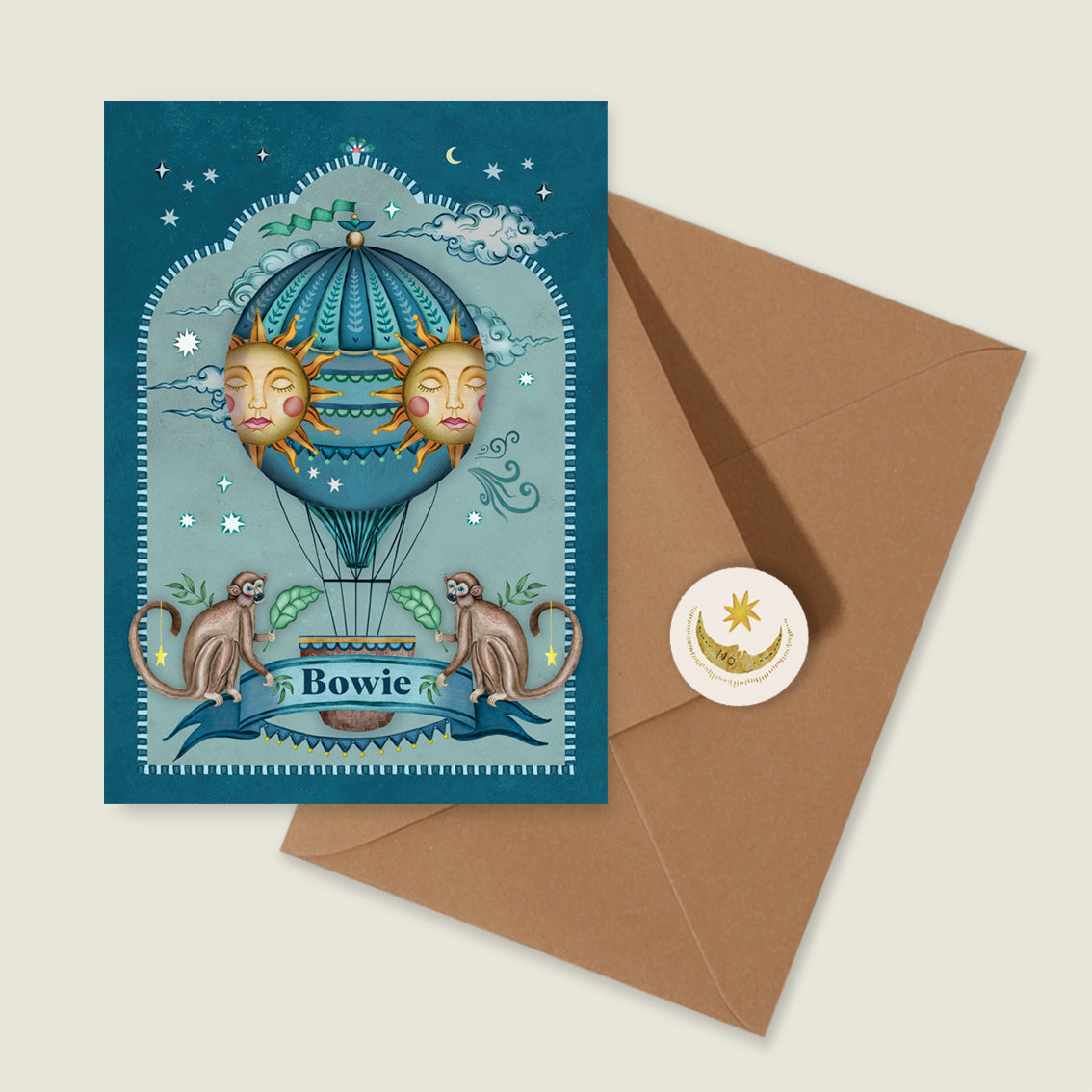 Monkey Balloon Blue - Story of July