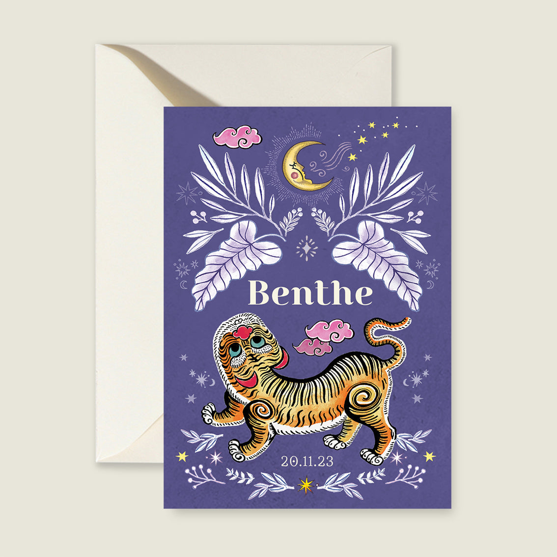 Sample Pretty Tiger Paars - Story of July