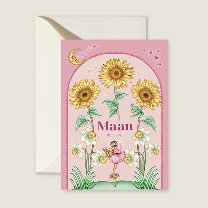 Sample Sun Flowers Roze - Story of July