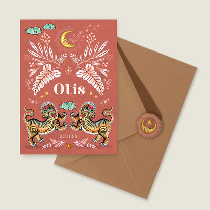 Sample Two Pretty Tigers Roest - Story of July