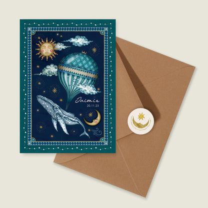 Whale Balloon Blue - Story of July