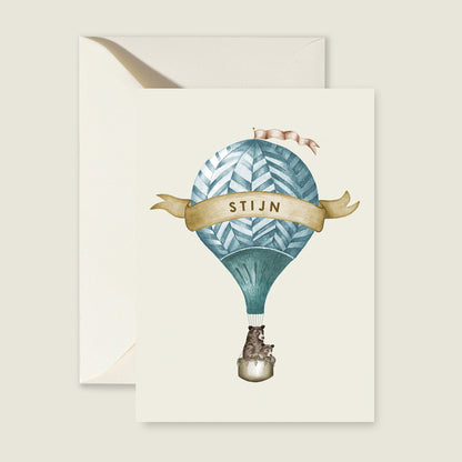 Bear Balloon Blue - Story of July