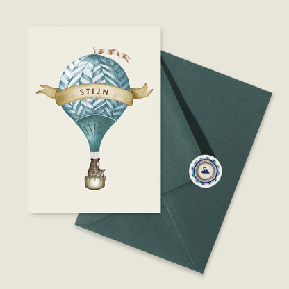 Sample Bear Balloon Blue - Story of July