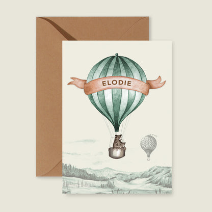 Bear Balloon Green - Story of July