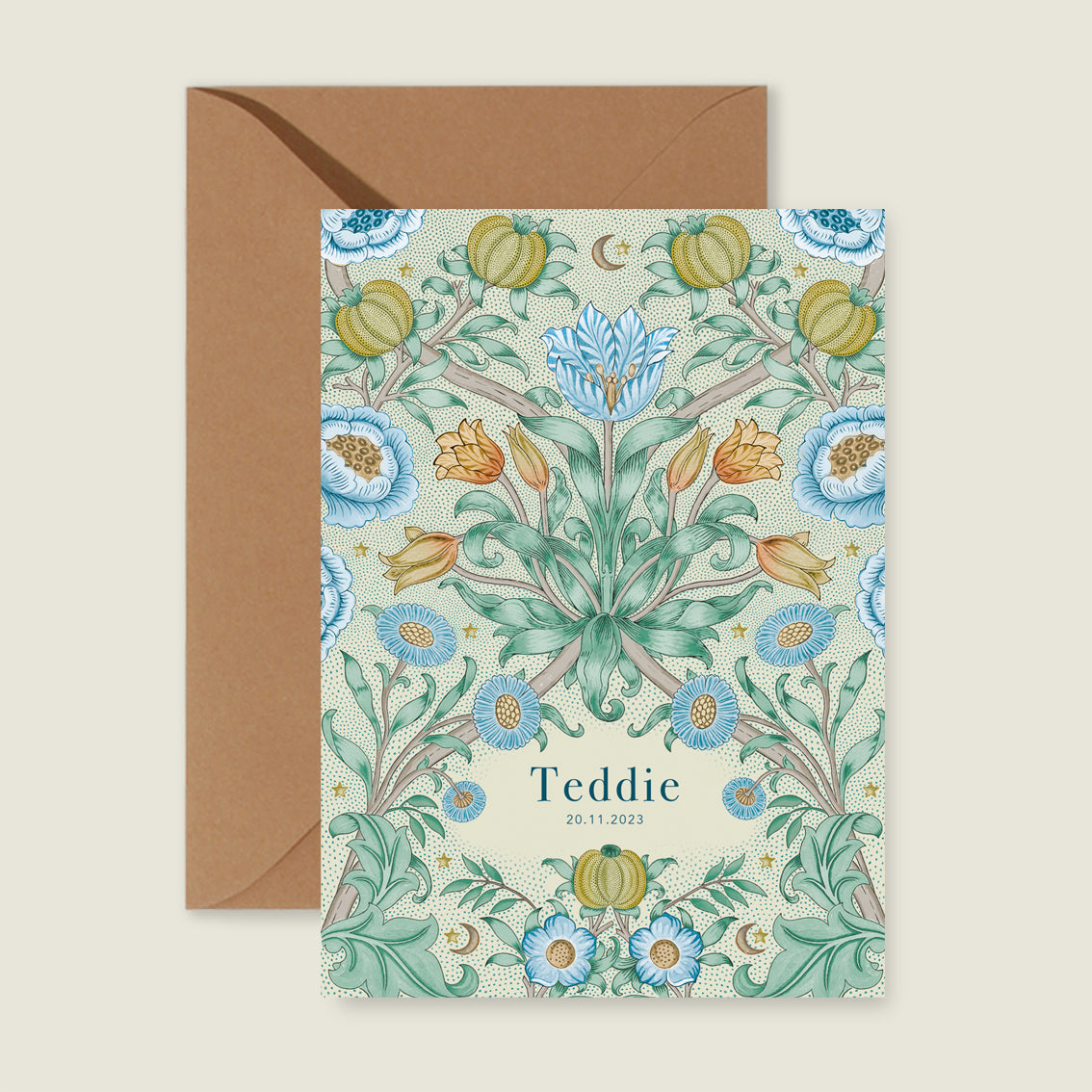 Blooming Flowers Blue - Story of July