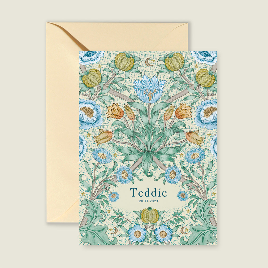 Blooming Flowers Blue - Story of July