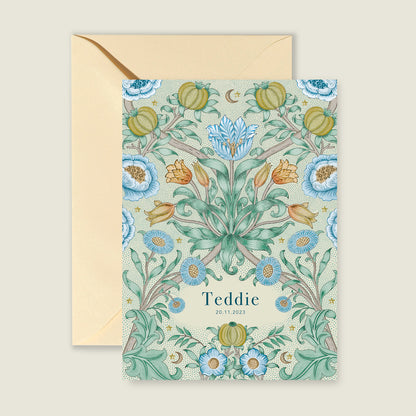 Blooming Flowers Blue - Story of July