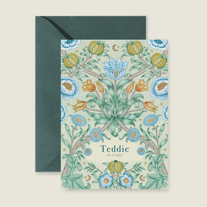 Sample Blooming Flowers Blue - Story of July