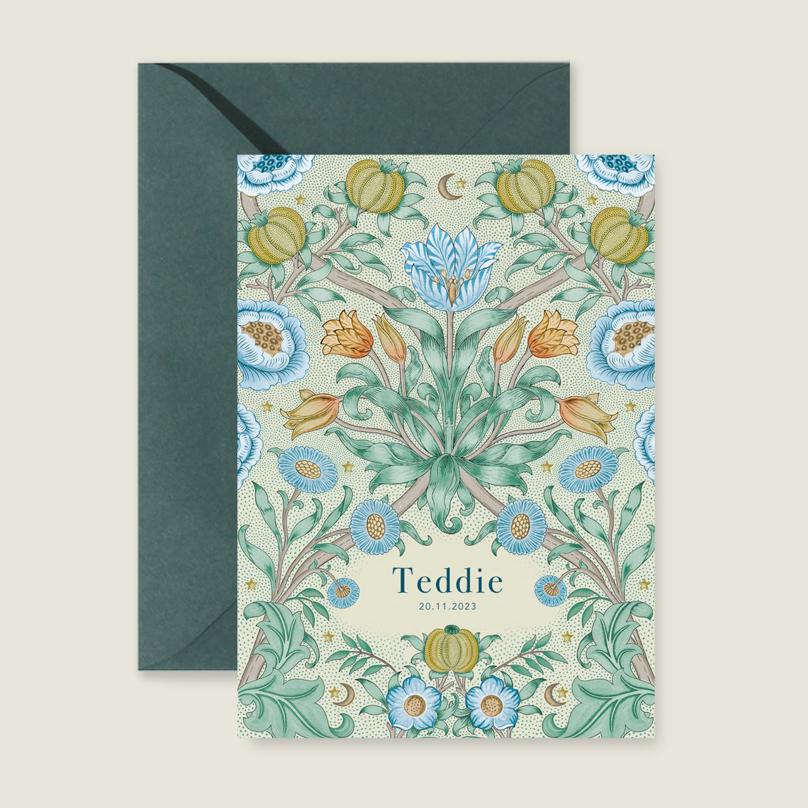 Blooming Flowers Blue - Story of July