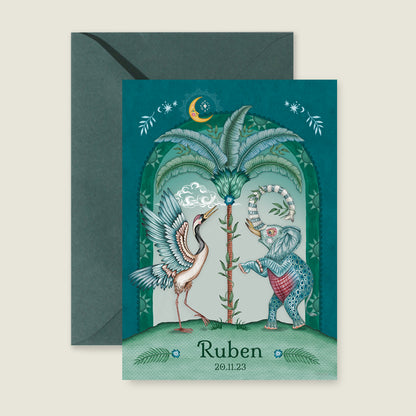 Cranebird And Elephant Blue - Story of July